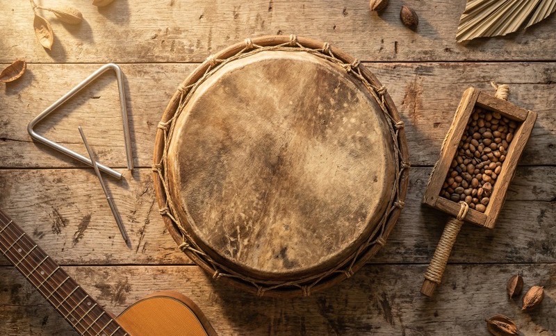 Musicians performing in Mauritius